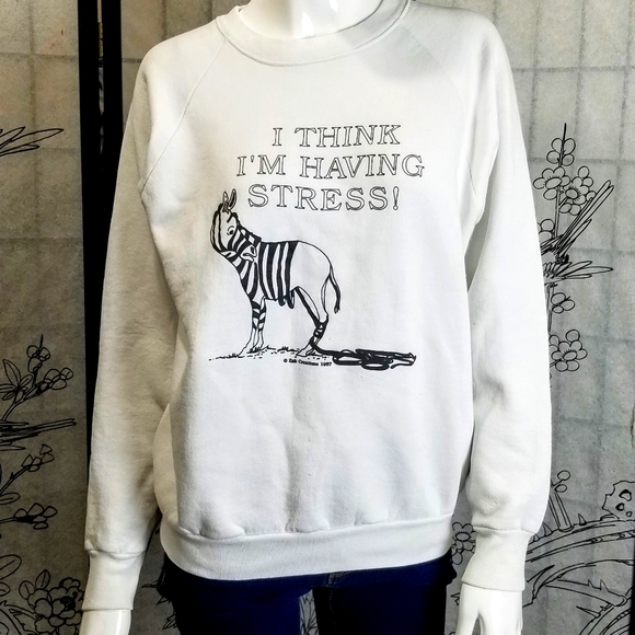 Fruit of the Loom Sweaters - VTG fruit of the loom crewneck sweatshirt size L